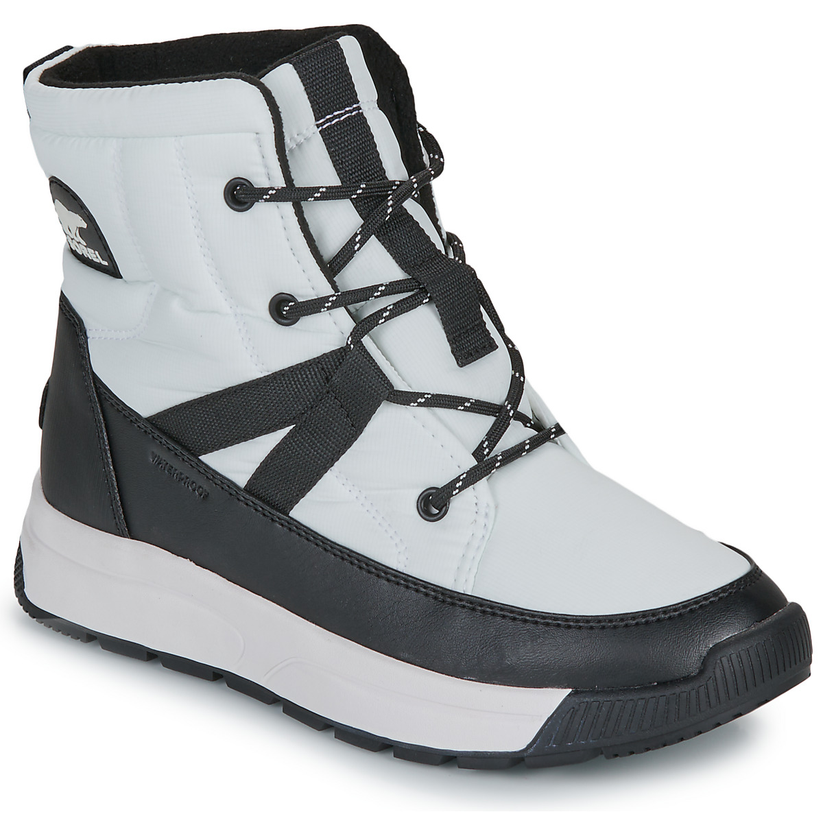 Sorel - WHITNEY III MID WP - Black / White
