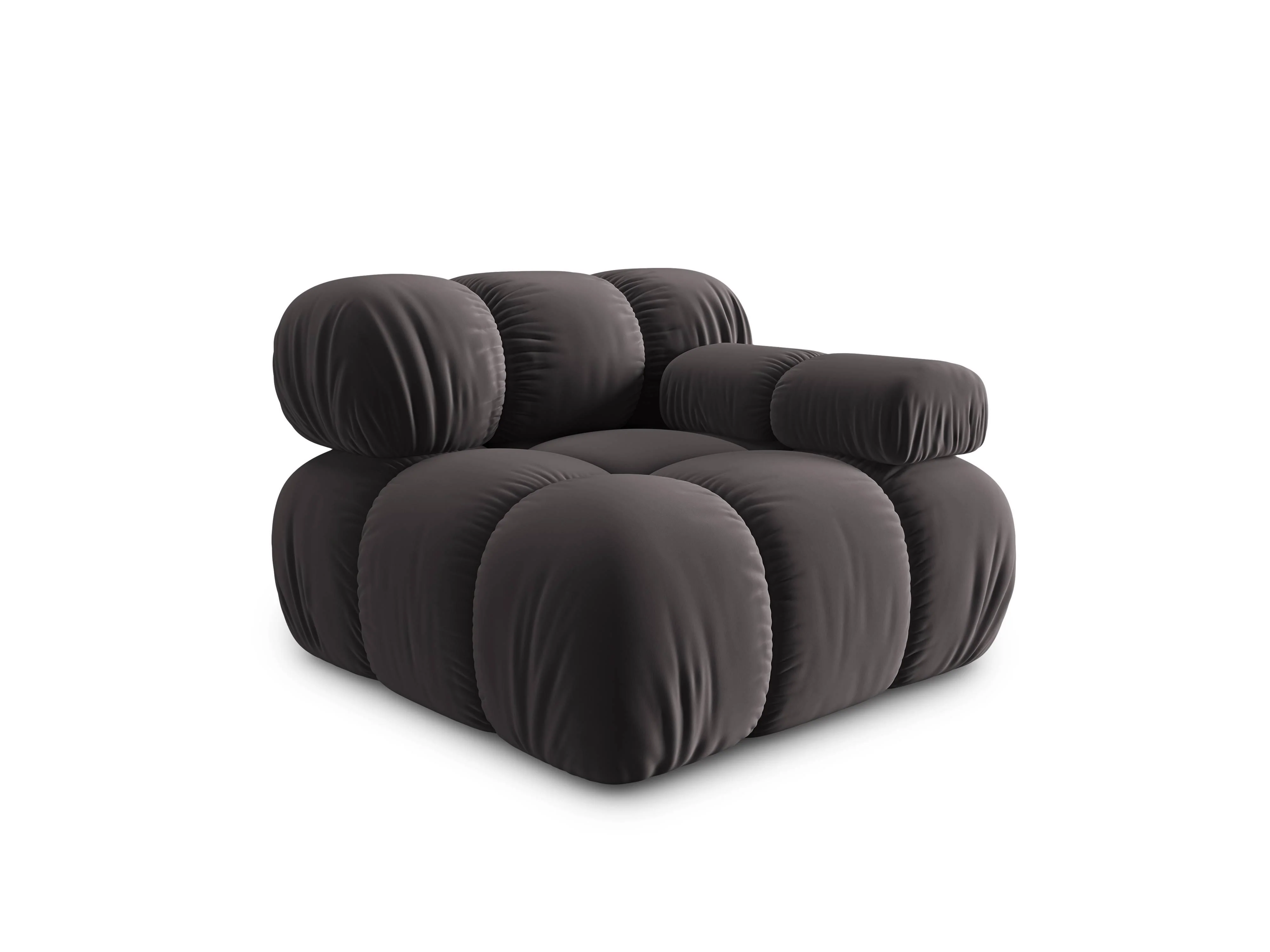 Modulair-hoekelement Tropea rechts velvet