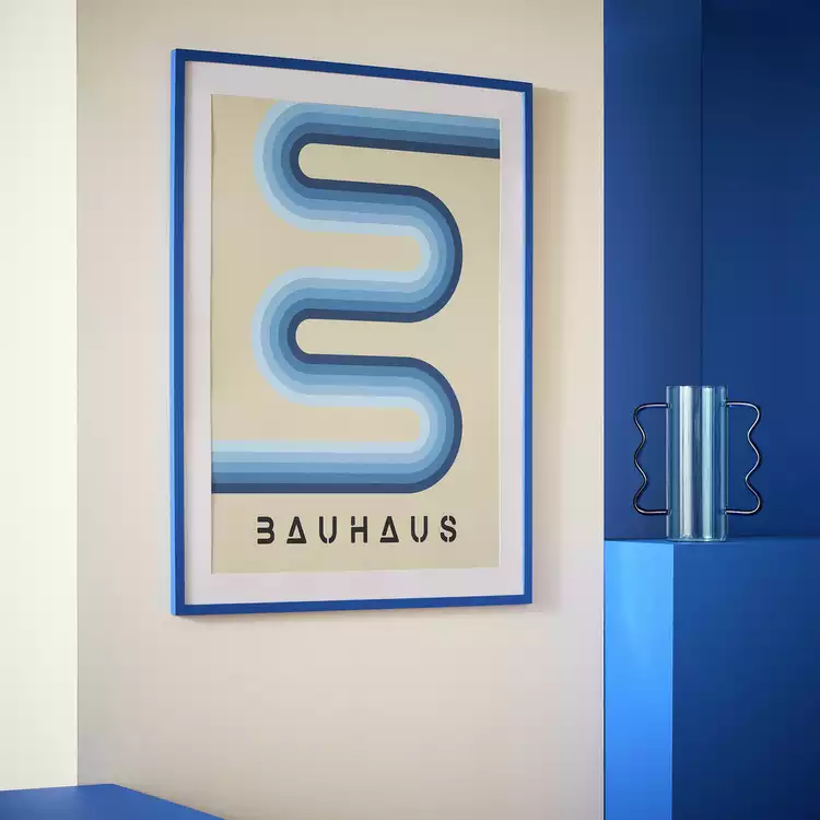 Habitat Blue Cobalt Picture Frame - 50X70cm