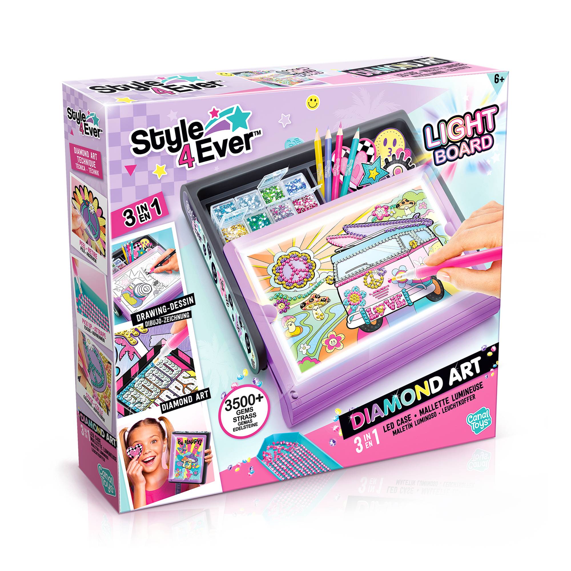 Style 4 Ever Diamond Art LED Case