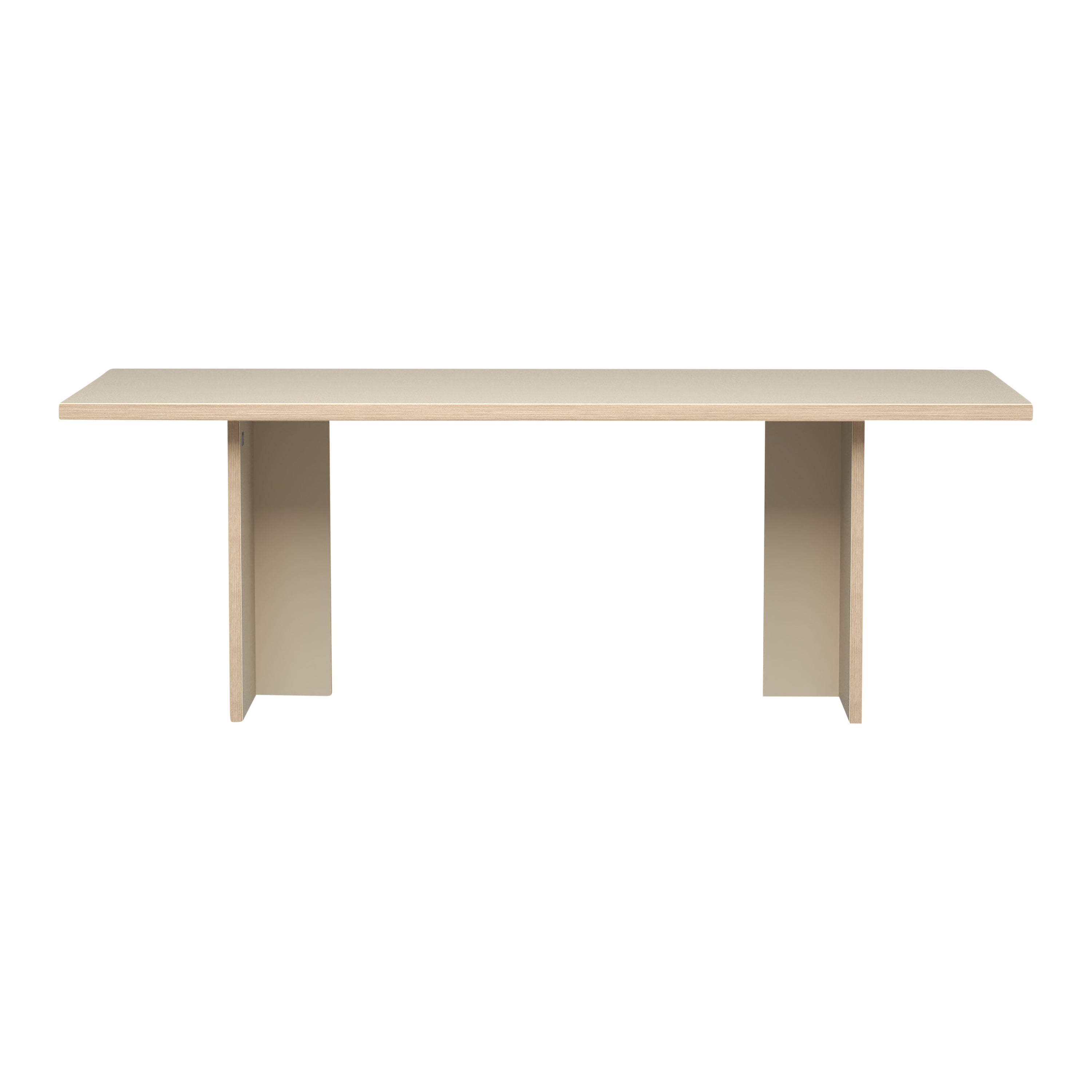 HKliving Dining Table Eettafel - 220 x 90 cm - Cream