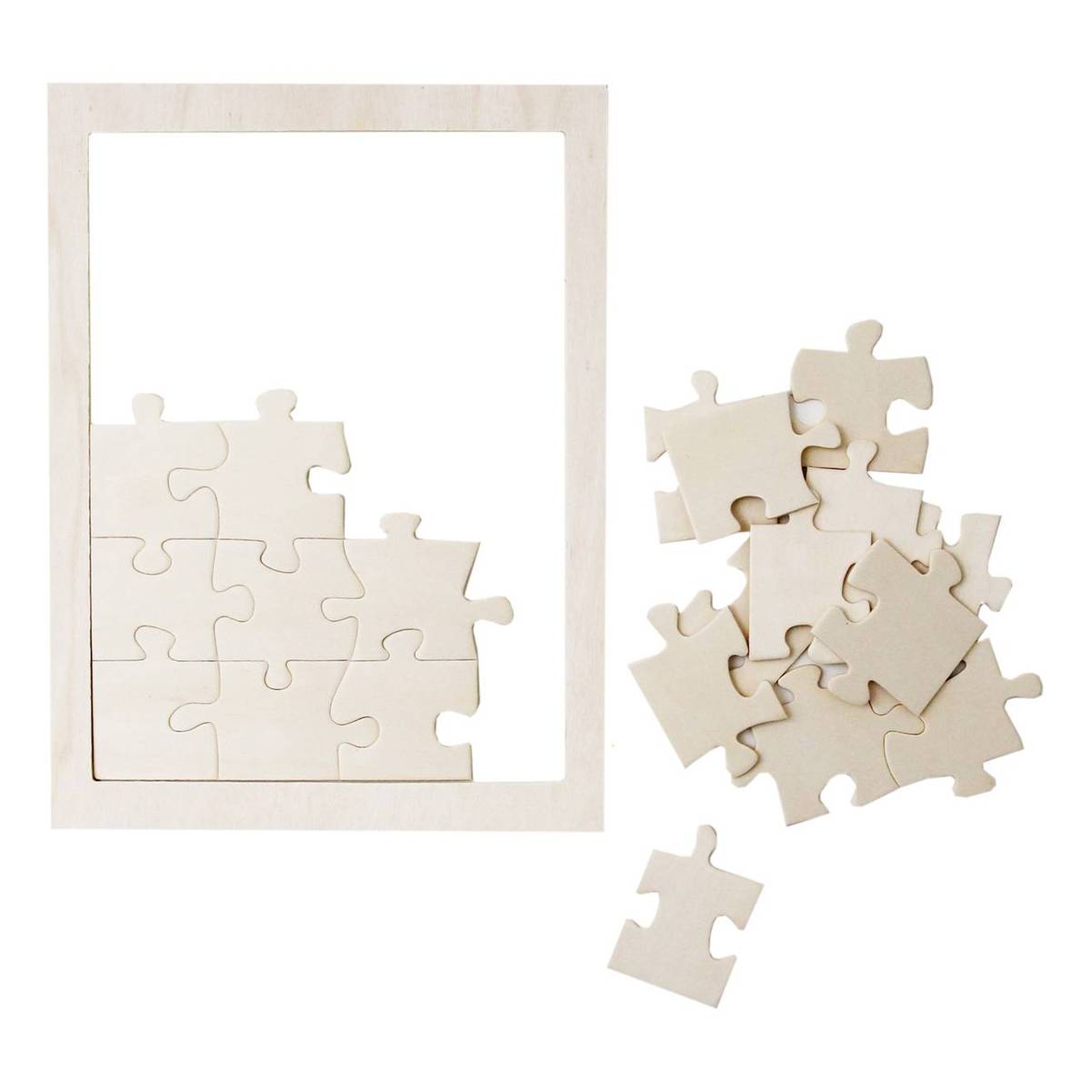 Decorate Your Own Wooden Puzzle 20 Pieces