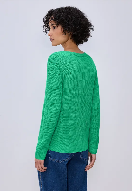 Pullover in Unifarbe