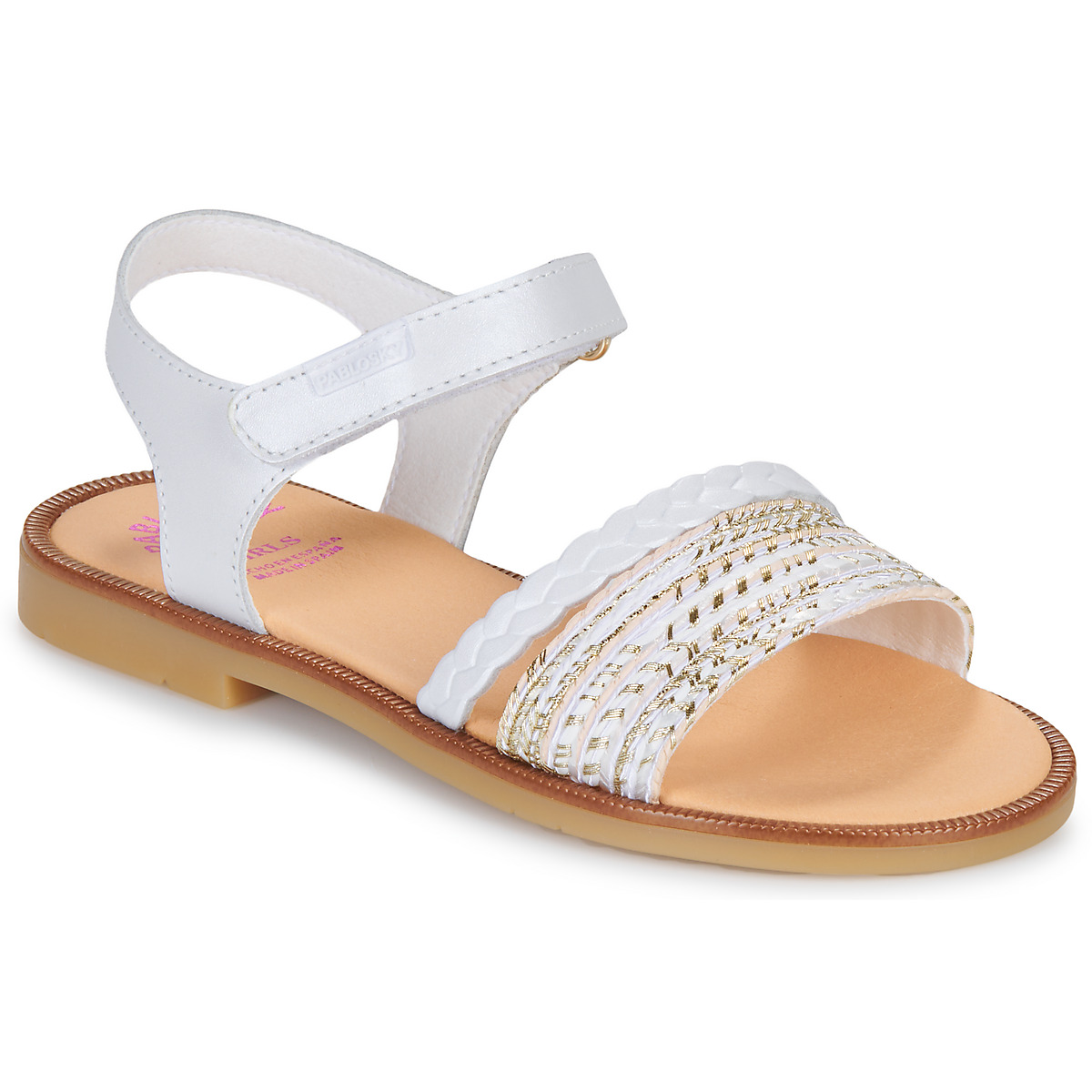 Pablosky - MARY - White / Gold