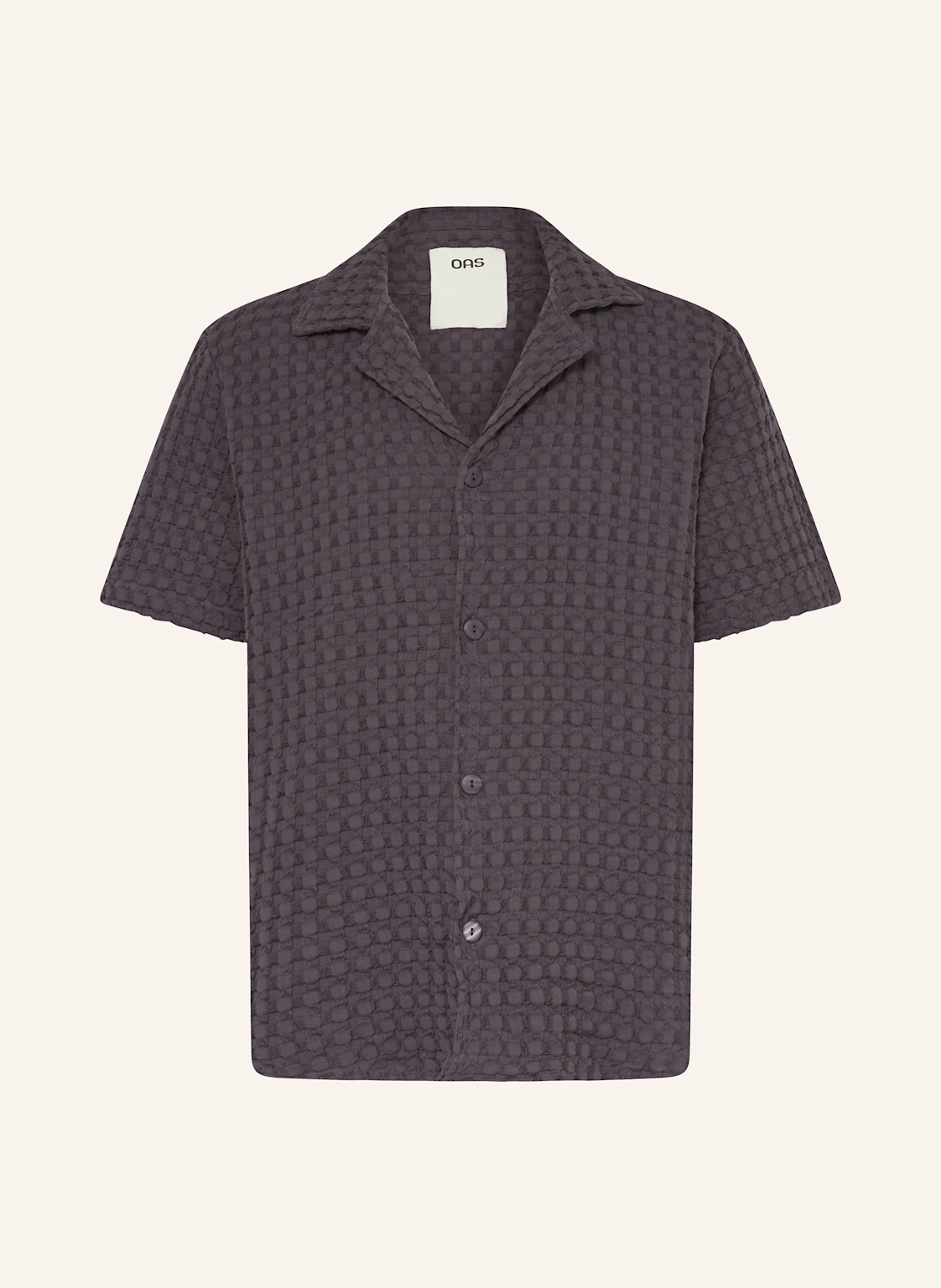 OAS Resorthemd NEARLY BLACK Comfort Fit