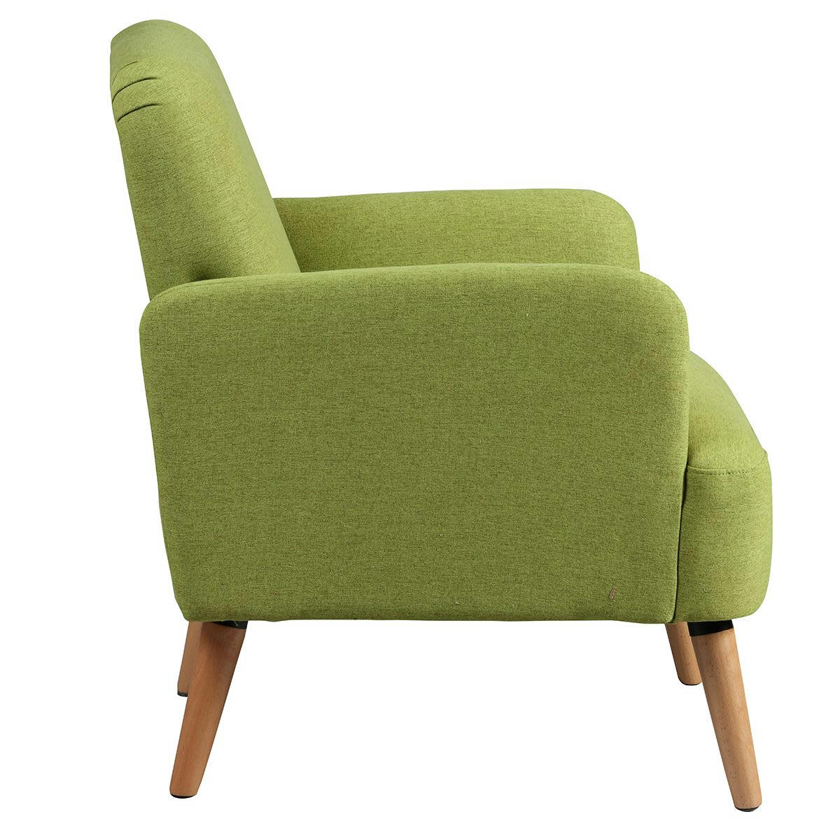 TEODORE - Fauteuil  rembourré tissu vert