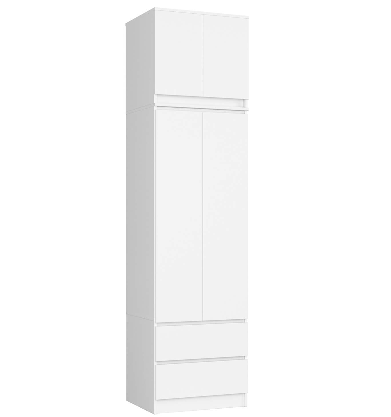 Szafa S60 z nadstawką Biała 60x51x234 cm