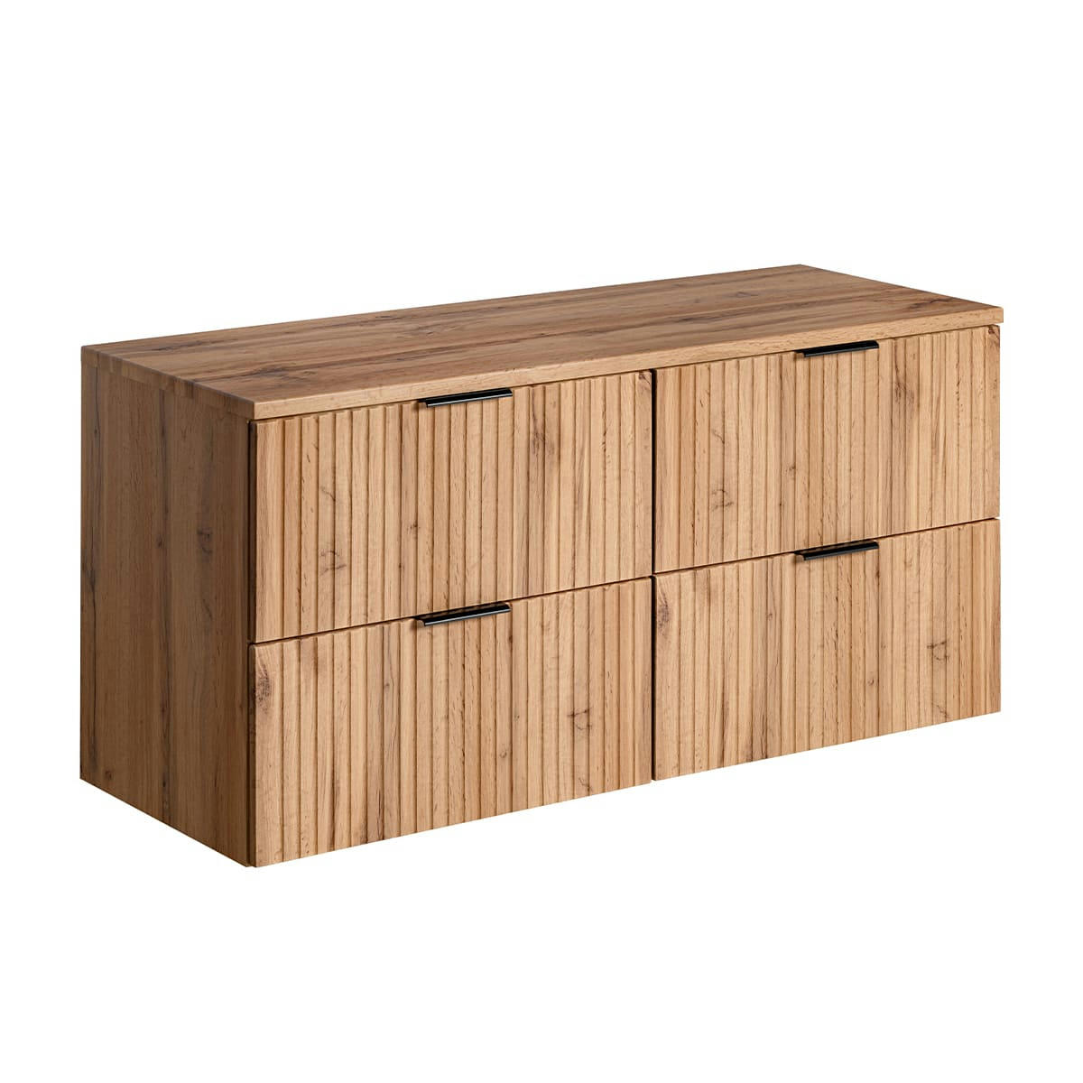 - Meuble sous-vasque 120cm plan de toilette naturel