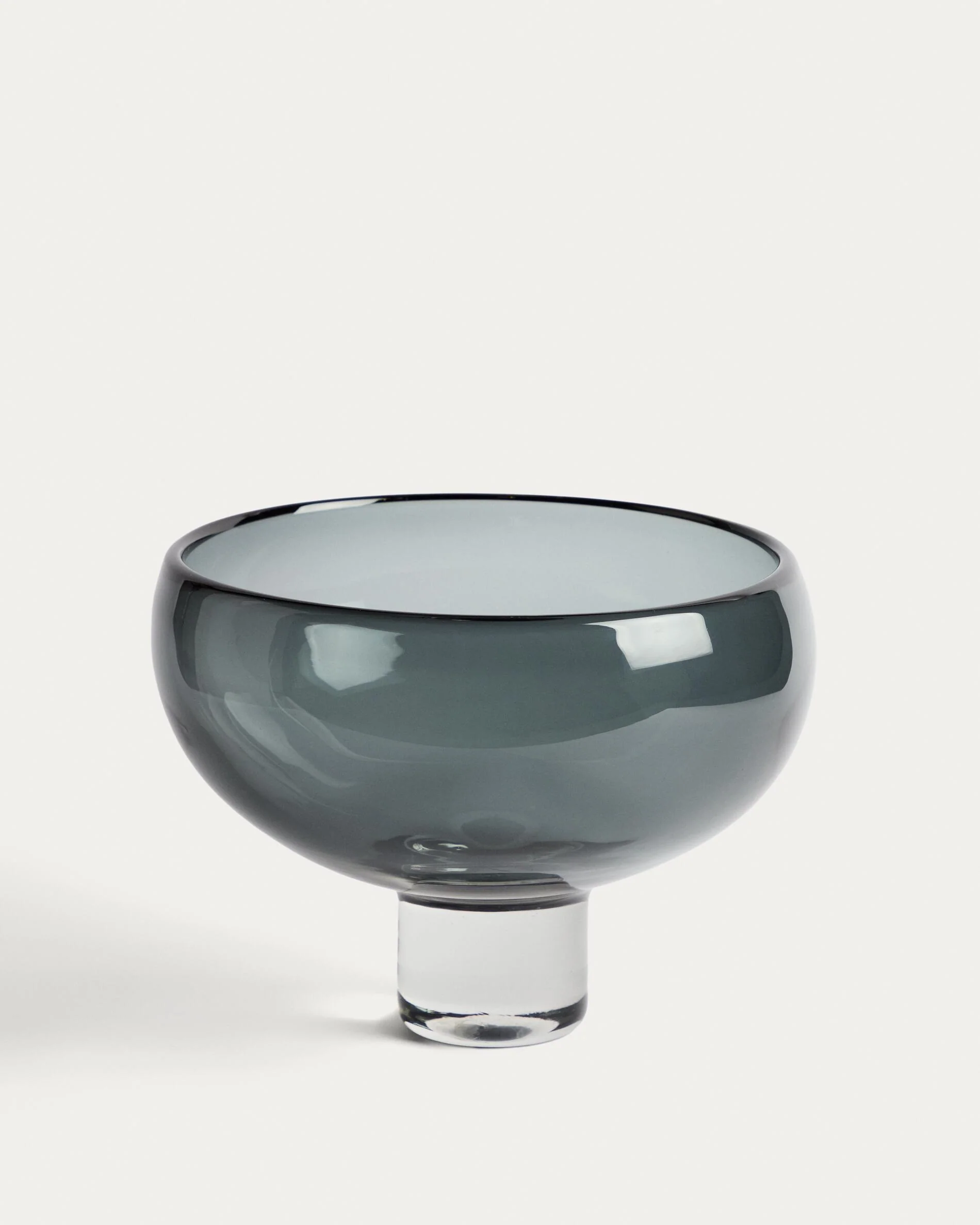 Sirau grey glass centrepiece Ø29.8cm