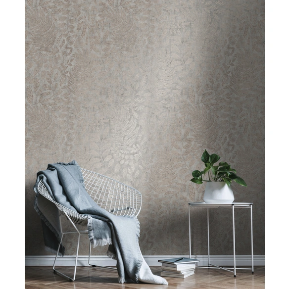 Vliestapete, BxL: 53 x 1005 cm, grau