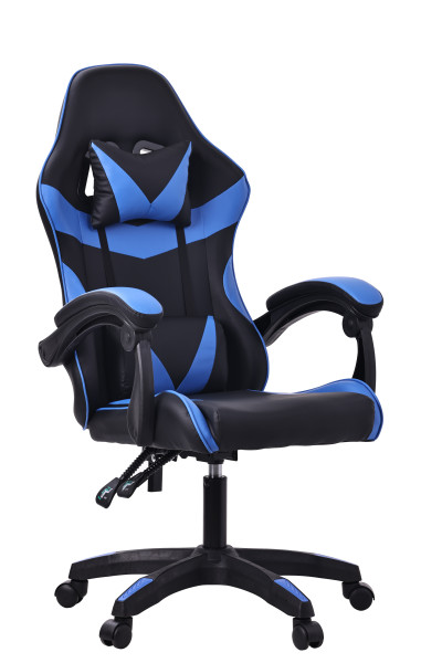 Ergonomiczny fotel obrotowy gamingowy DRAGO Niebieski