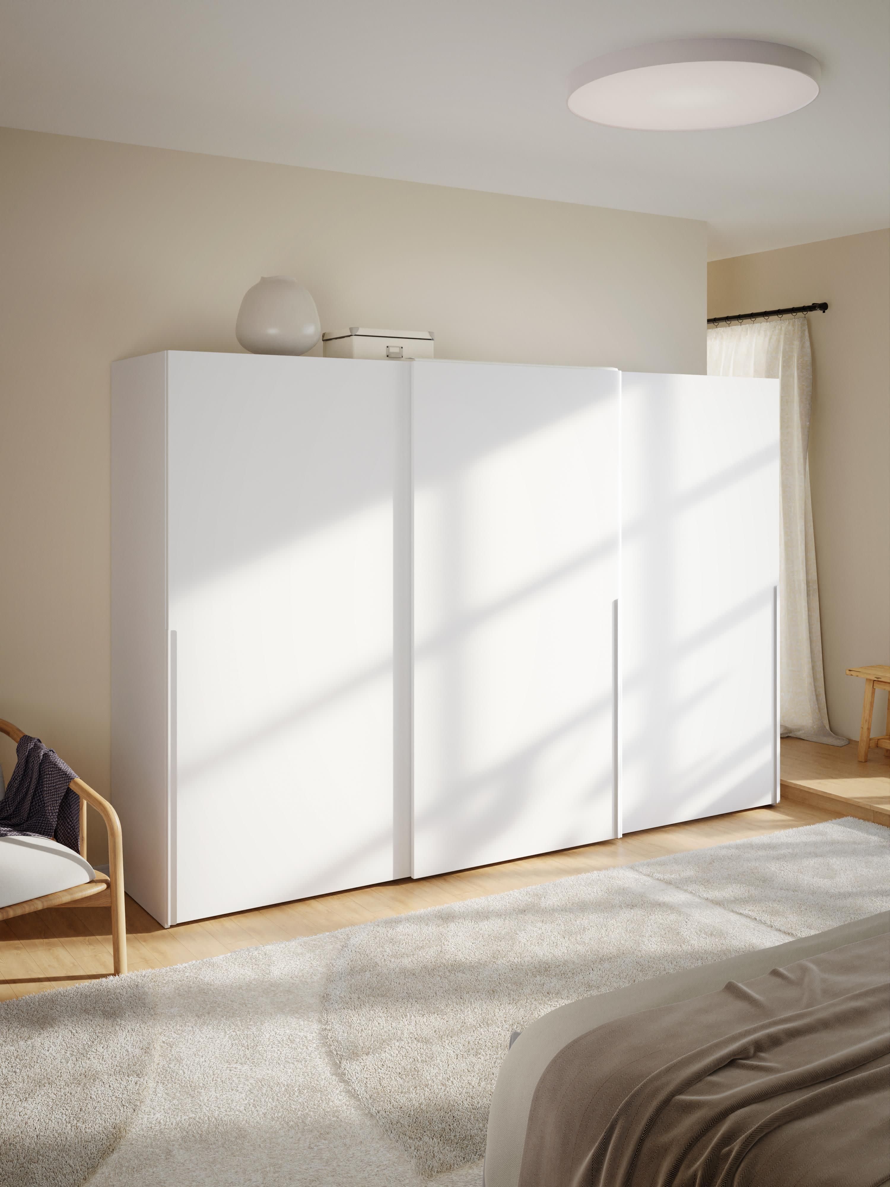 Modularer Schwebetürenschrank Leon, 300 cm Breite, in verschiedenen Größen