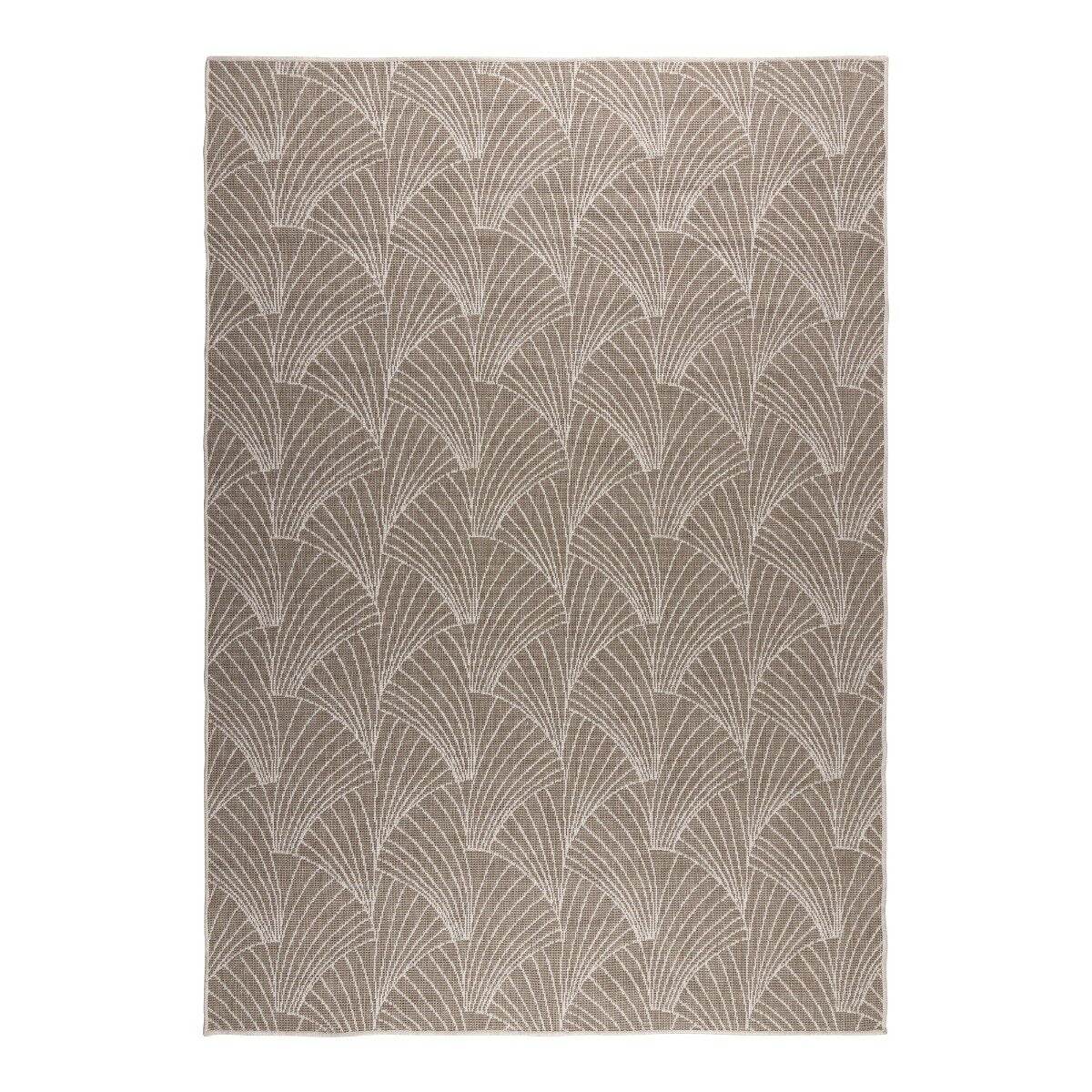 Interieur05 Buitenkleed Deco bruin/grijs dubbelzijdig