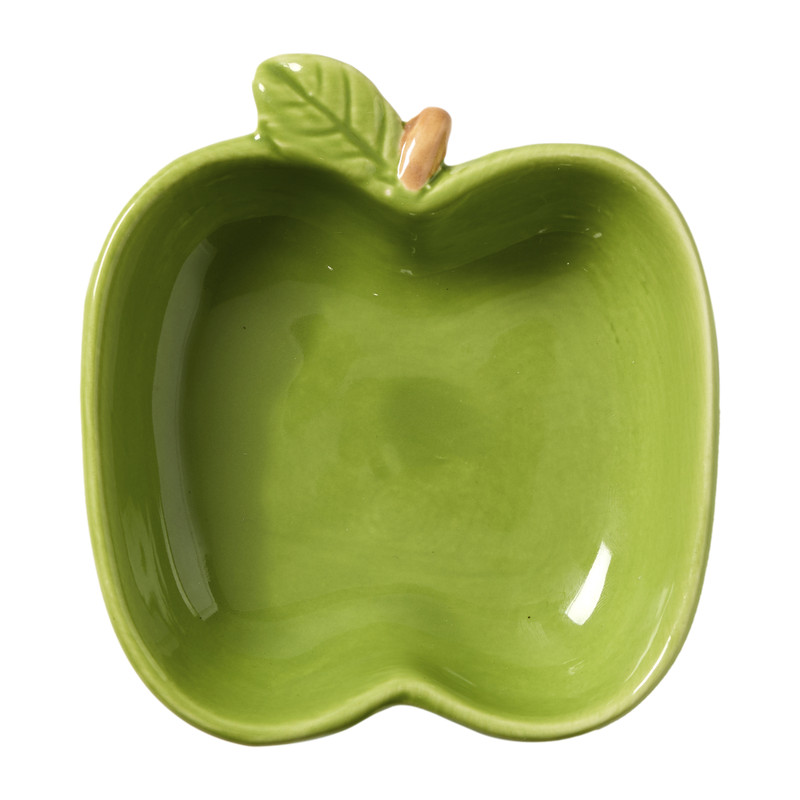 Schaaltje appel klein - groen - 3.3x9.8x10 cm