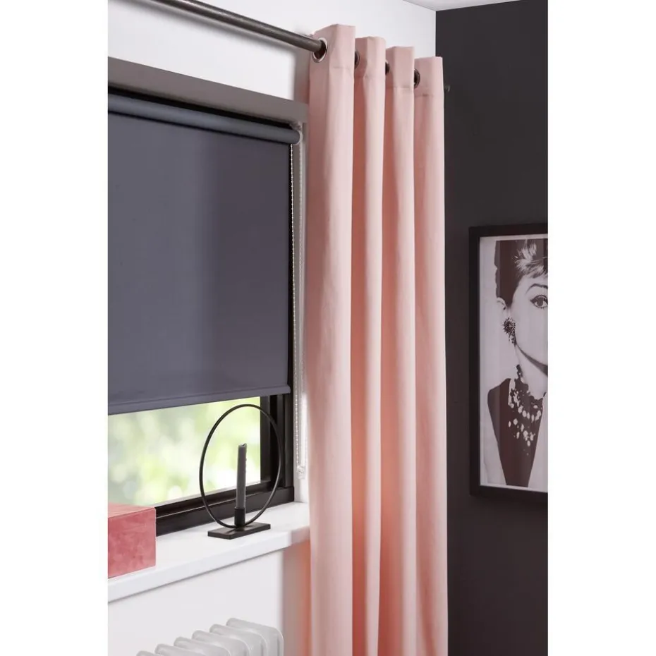 Kwantum Rolgordijnen | Rolgordijn Maaike Grijs 100×190 Cm 100X190CM