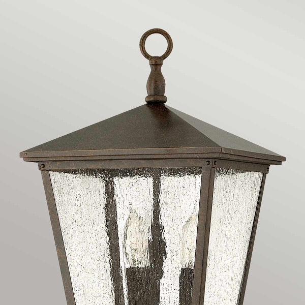 Lampa ogrodowa królewski brąz Trellis wys:58,4 cm 3xE14x60W IP44 Hinkley