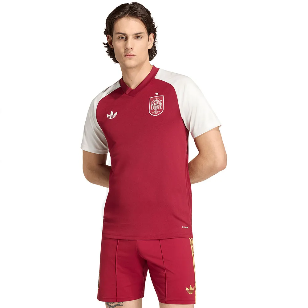 adidas Spain 26/27 Away pre match short sleeve T-shirt