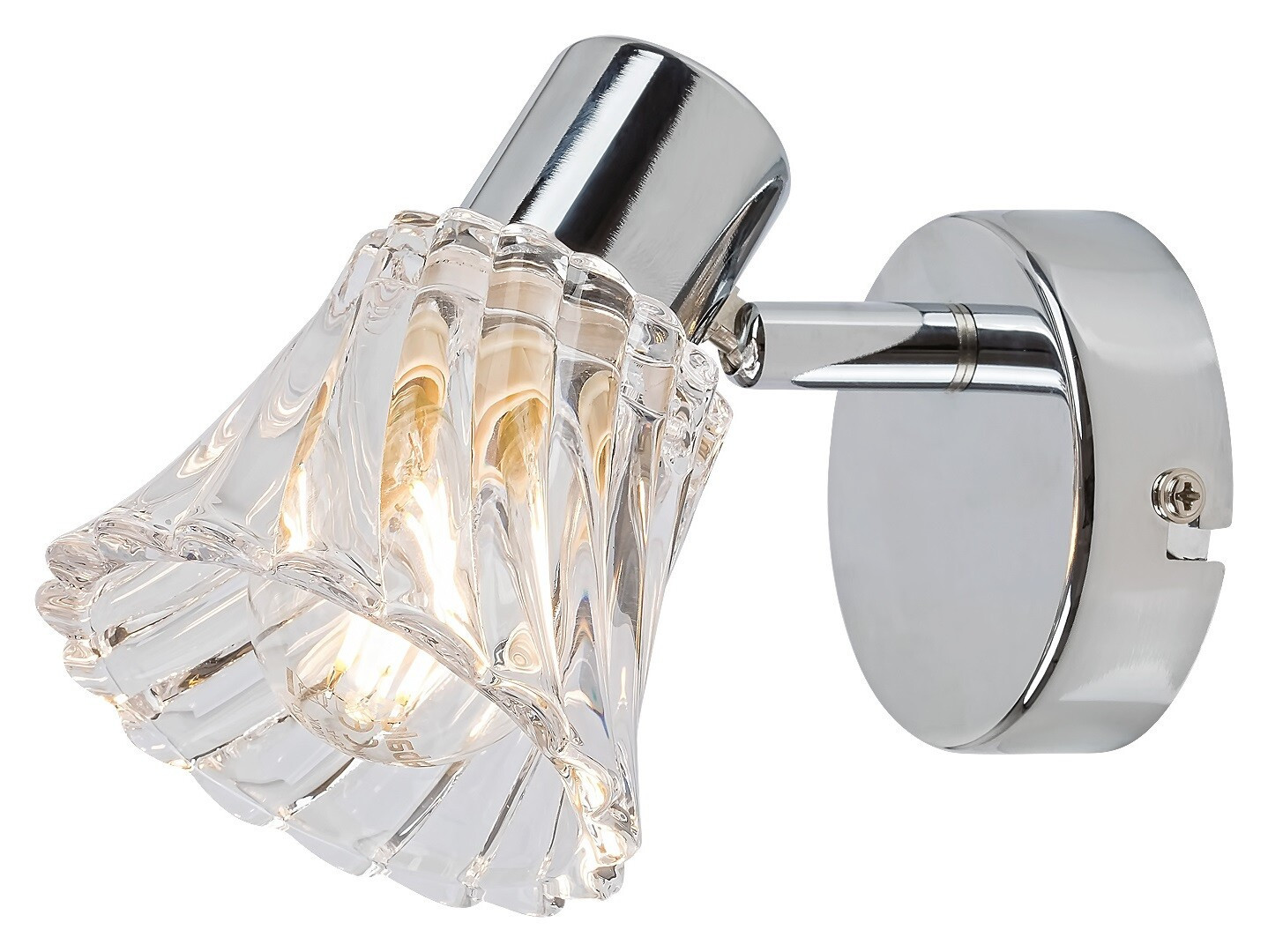 Kinkiet srebrny Hestia 1xE14x40W wym:11,5x9x13cm IP20 Rabalux