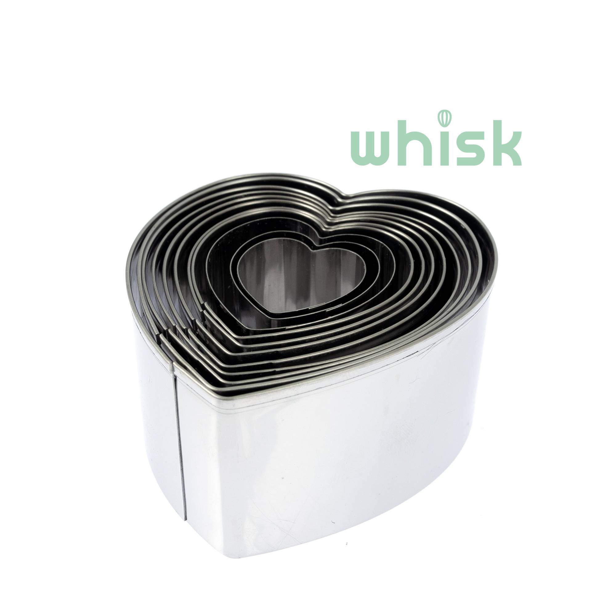 Whisk Heart Nested Cutters 11 Pieces