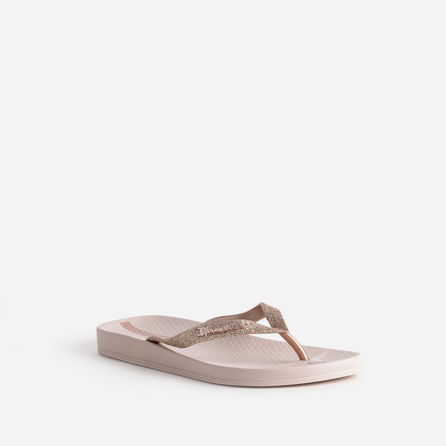 Tong IPANEMA rose à brides pailletées
