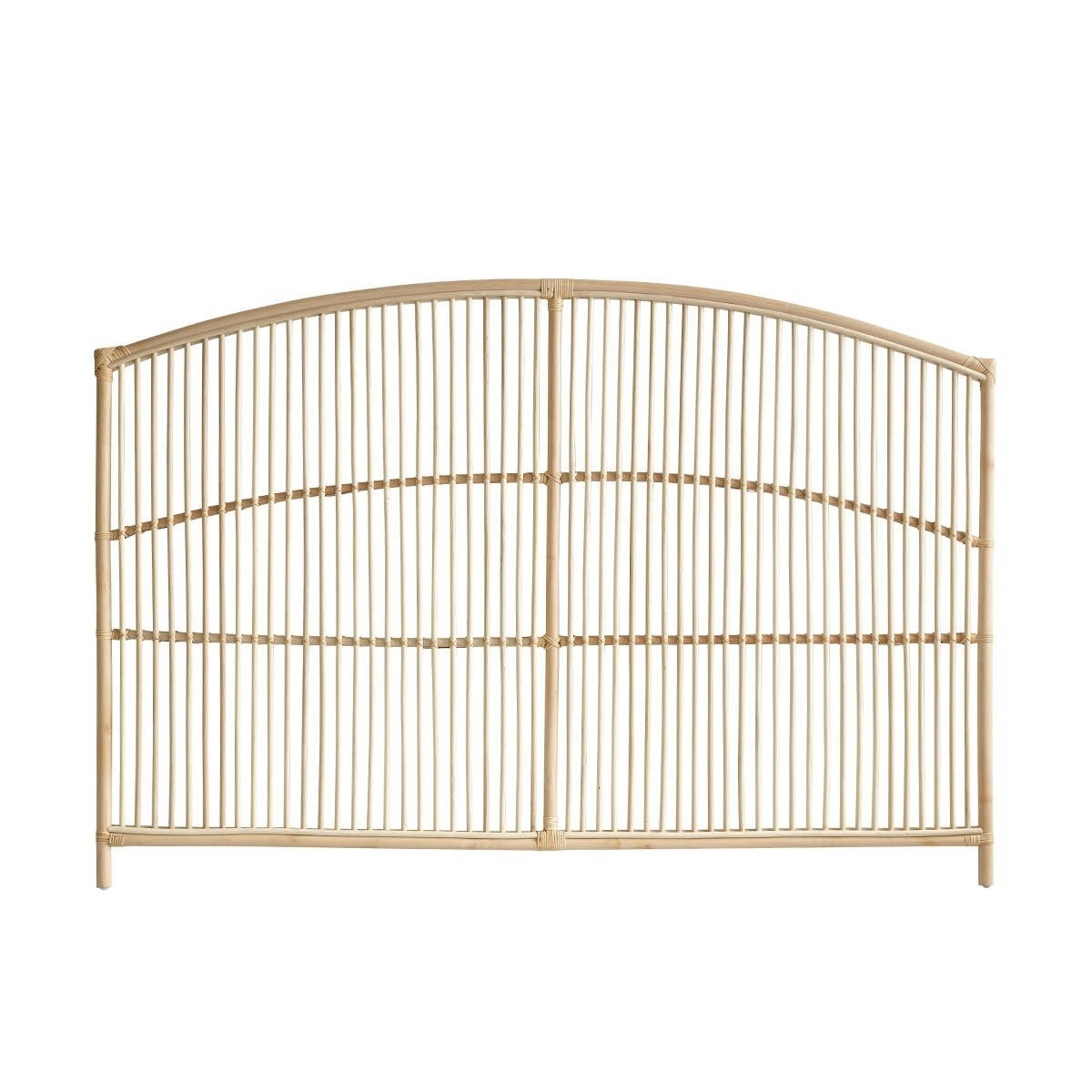 BOHO - Tête de lit haute en rotin L180