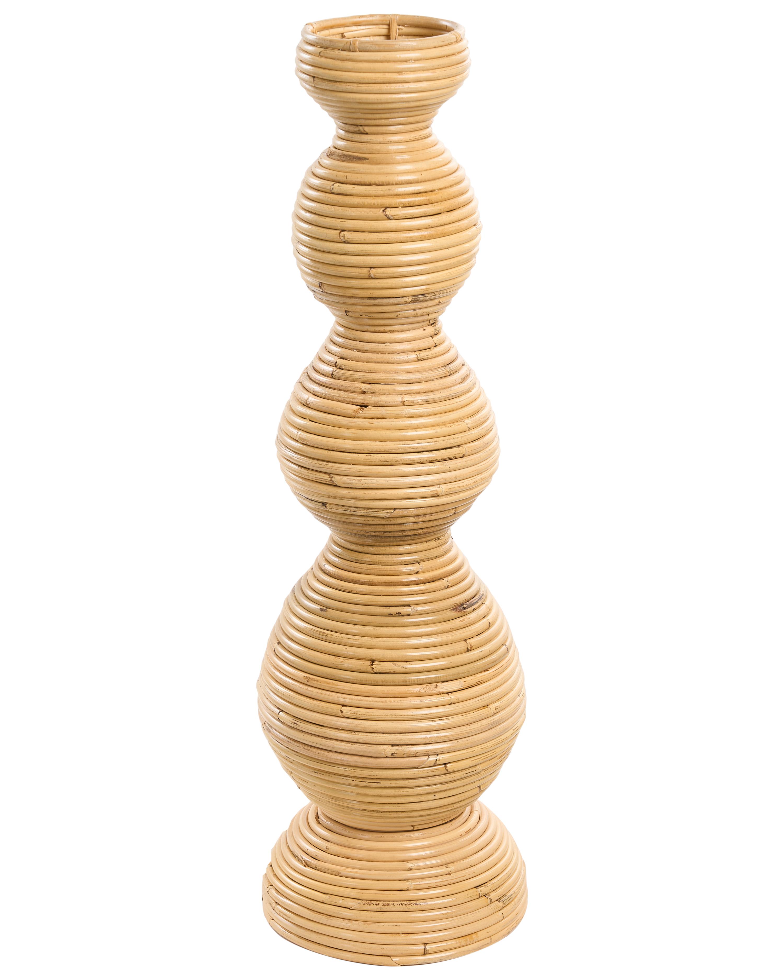 Decorative Vase GERACE Rattan 70 cm Natural