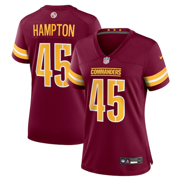 Dominique Hampton Washington Commanders Nike Women's  Game Jersey -  Burgundy