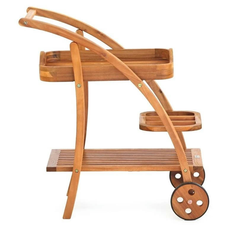 SALENTO - Chariot de jardin en bois avec plateau