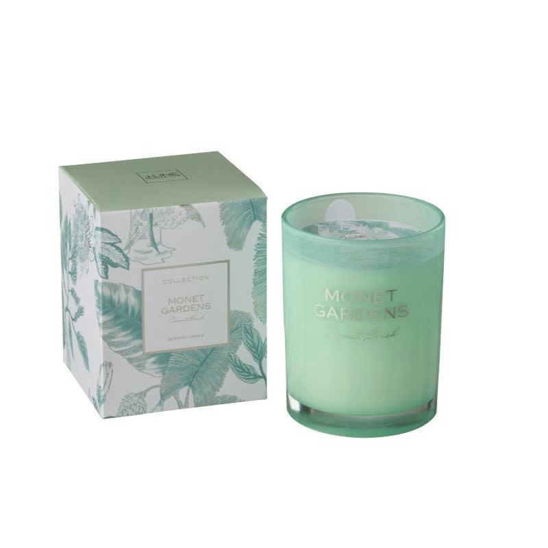 MONET GARDENS - Bougie parfumée aqua 70h H13,3cm
