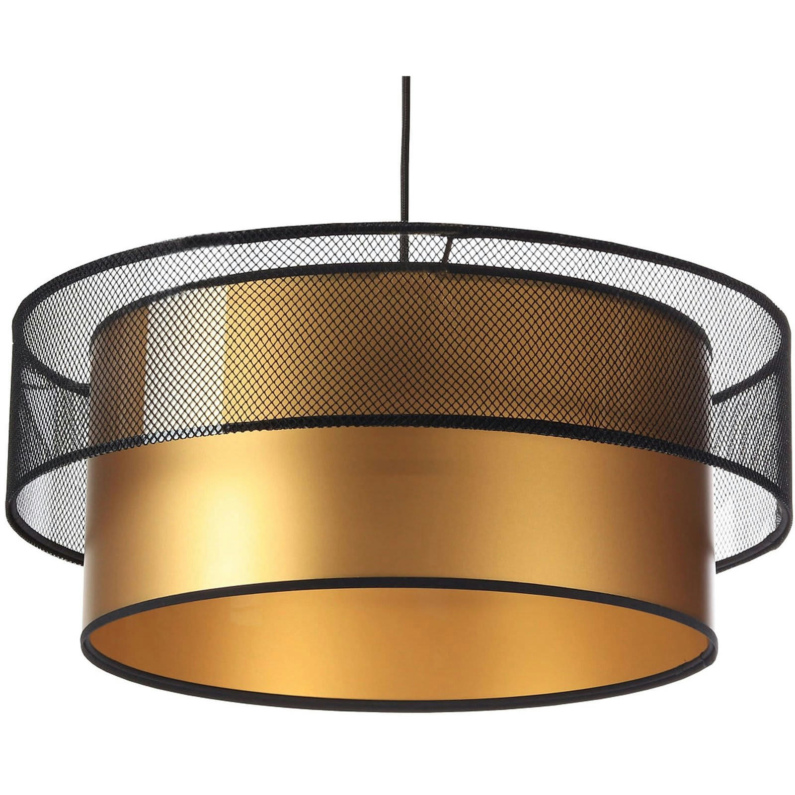 DUO ÉLÉGANT - Suspension Tissu Or