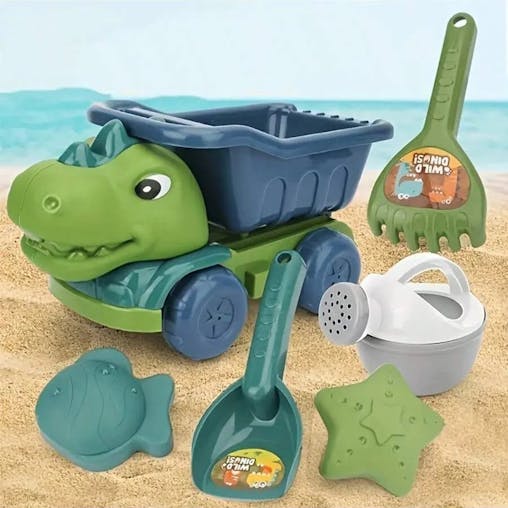 NNEOBA Dinosaur Sand Car Beach Toy Set for Kids