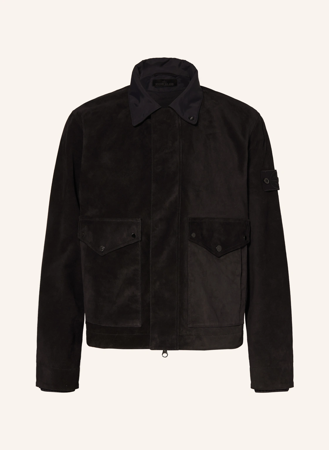 STONE ISLAND Lederjacke GHOST