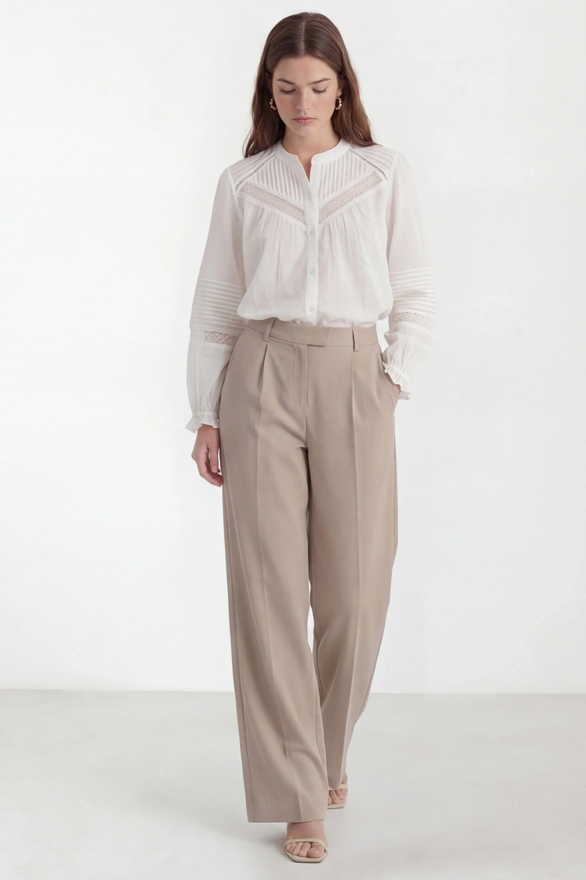CHEMISIER BOHO - CHARMA - BLANC