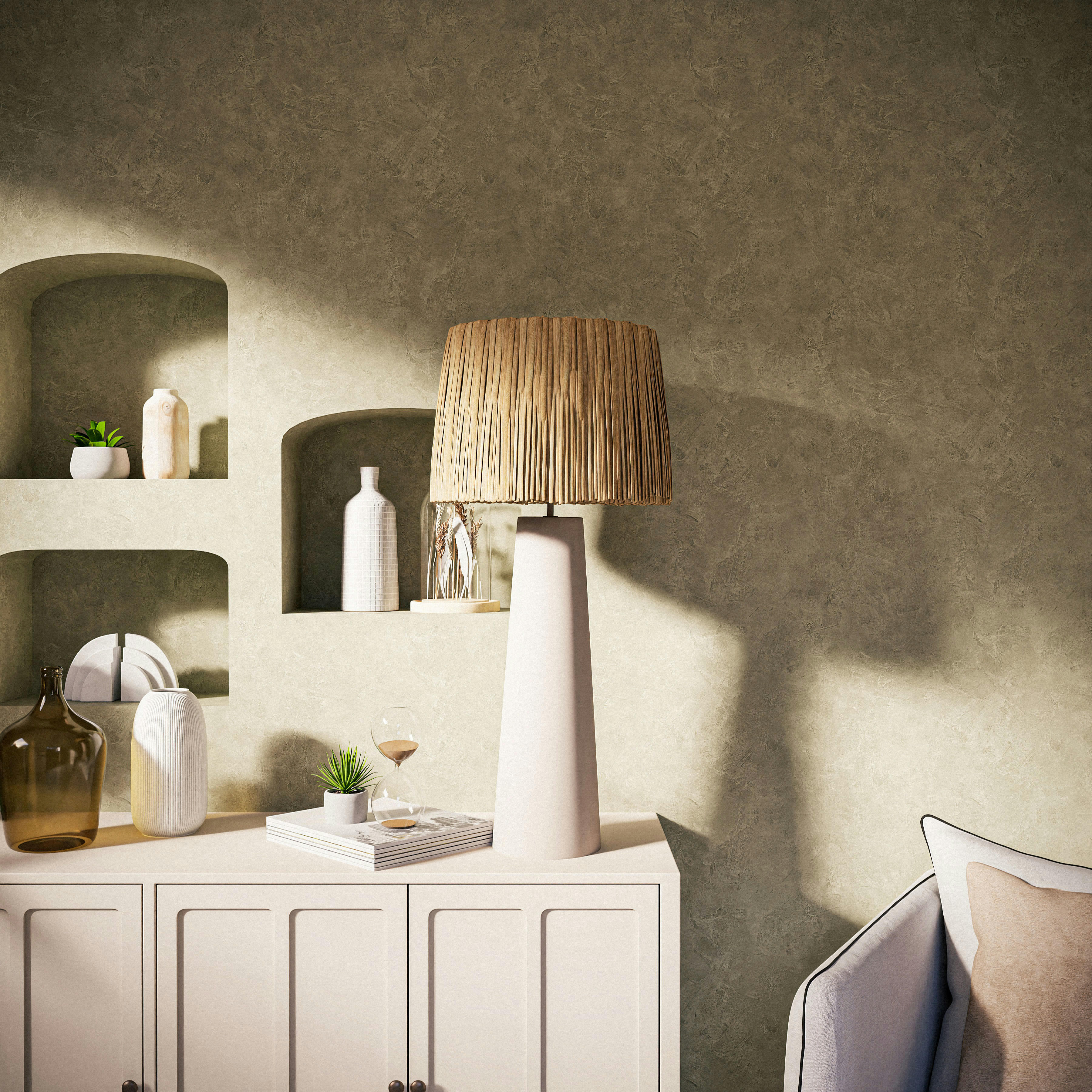 - Sablier doré en verre