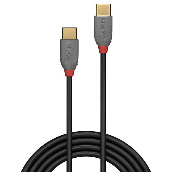Câble USB 2.0 Type C 3A Anthra Line 1m LINDY