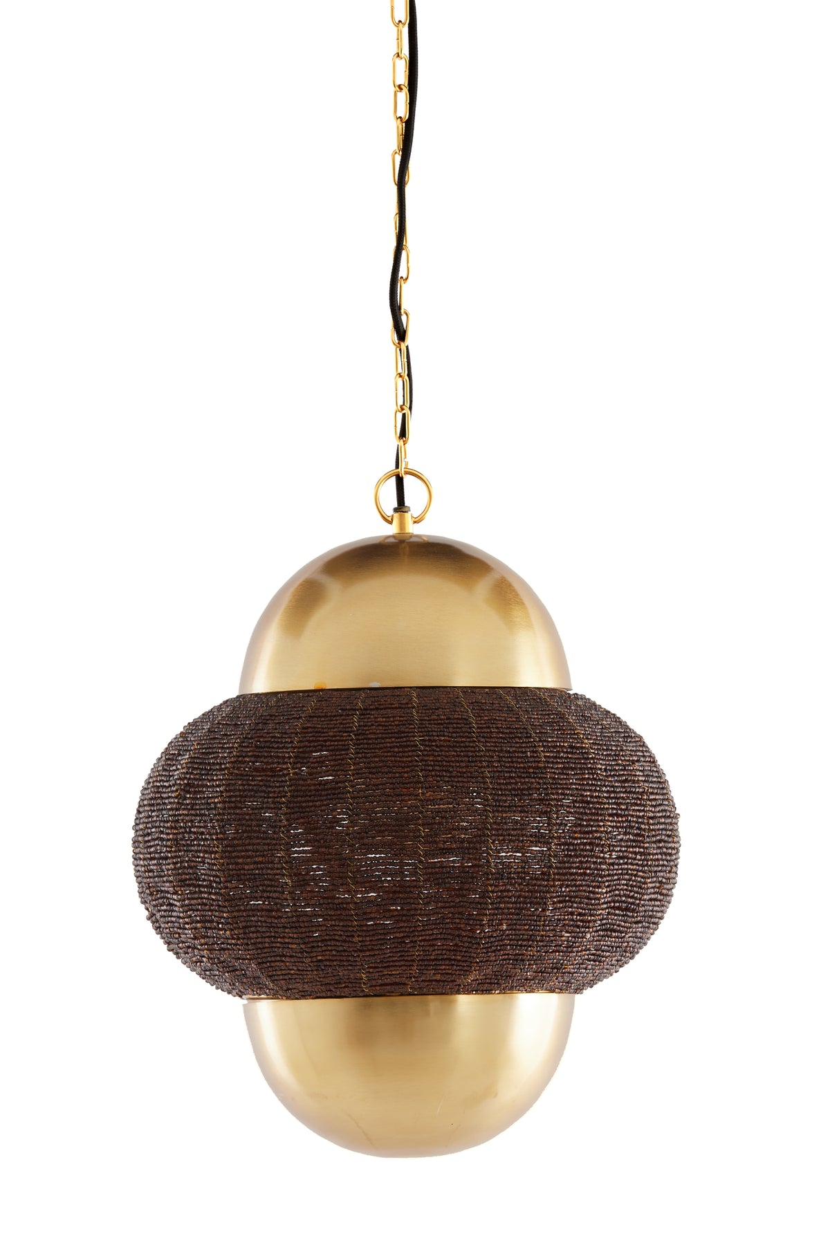 Light & Living hanglamp CETARA - bruin - Ø33x38cm