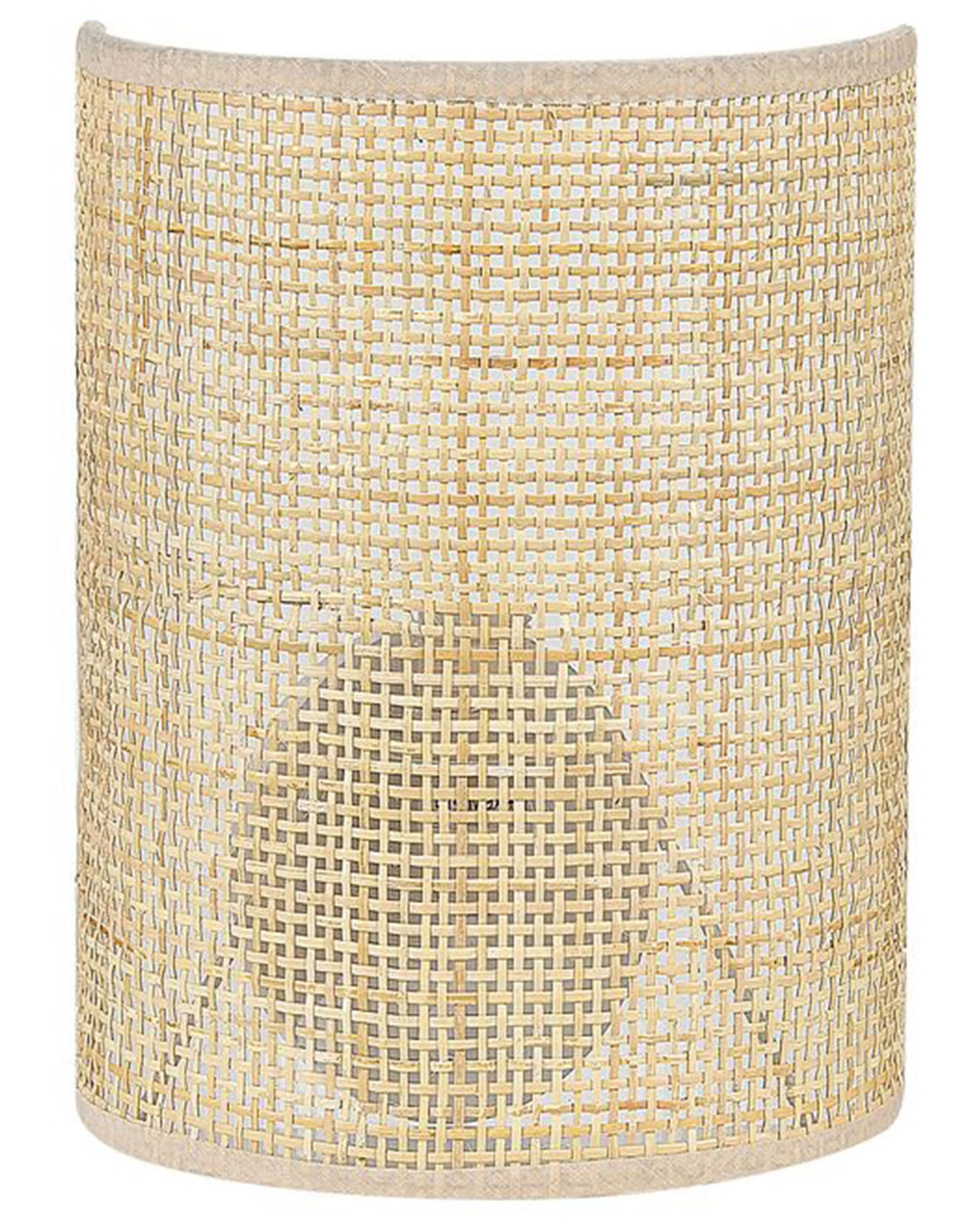 Wall Lamp DEMITRIE Rattan Natural