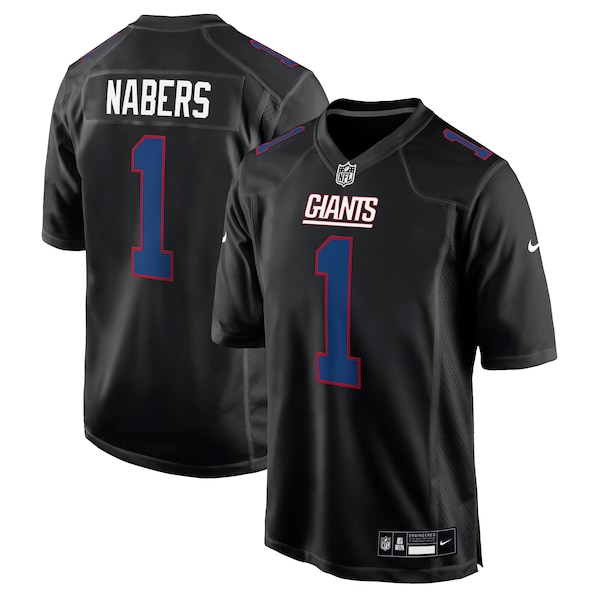 Malik Nabers New York Giants Nike Fashion Jersey - Carbon Black