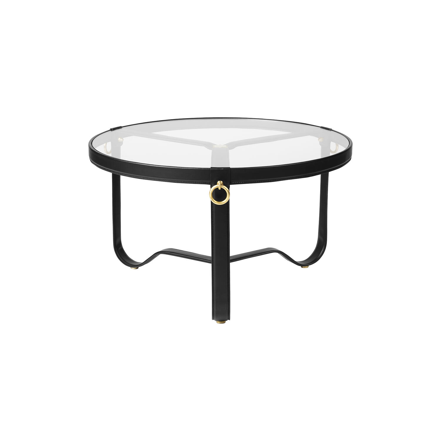 Adnet Coffee Circular Table, black