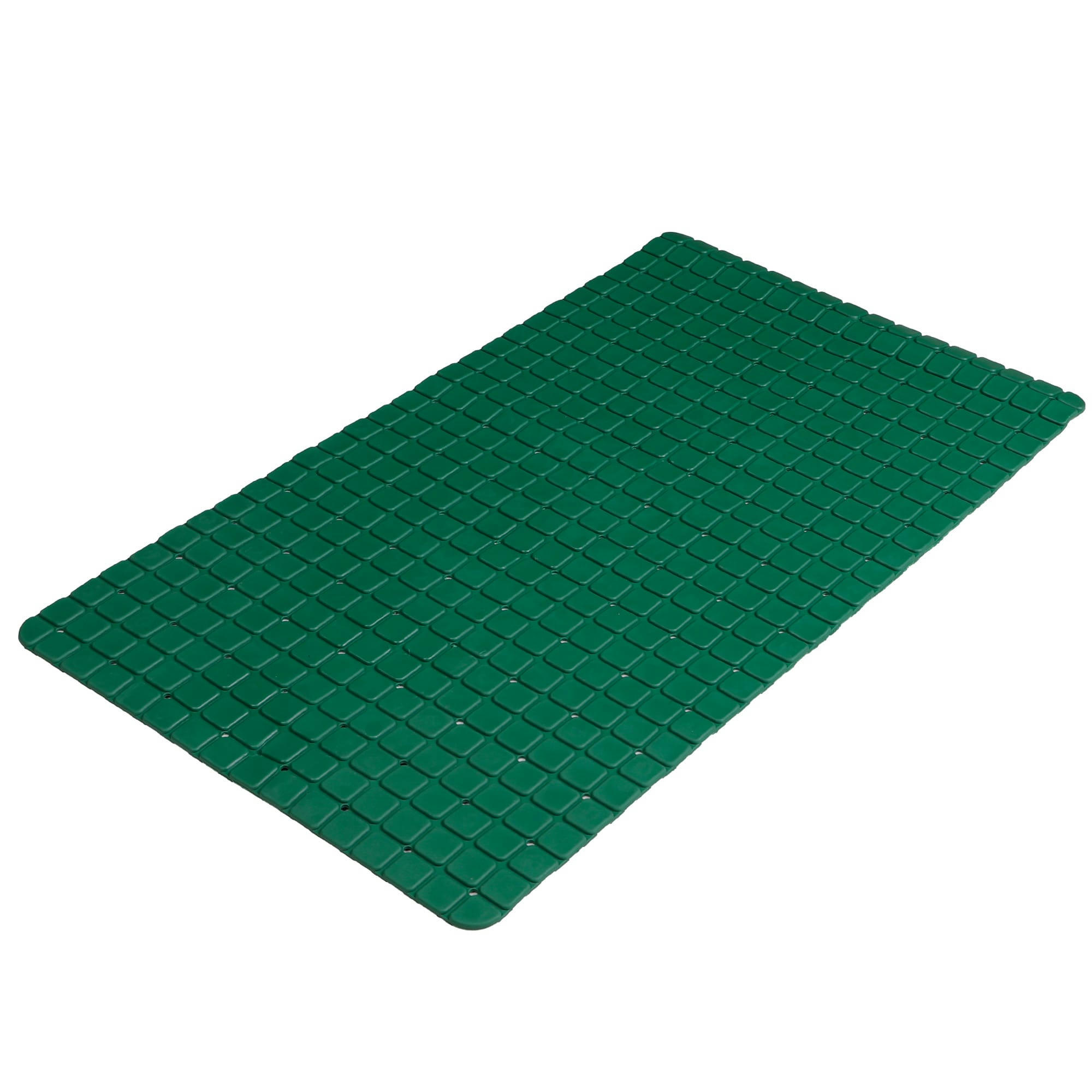 - Tapis fond de baignoire antidérapant PVC vert mosaic