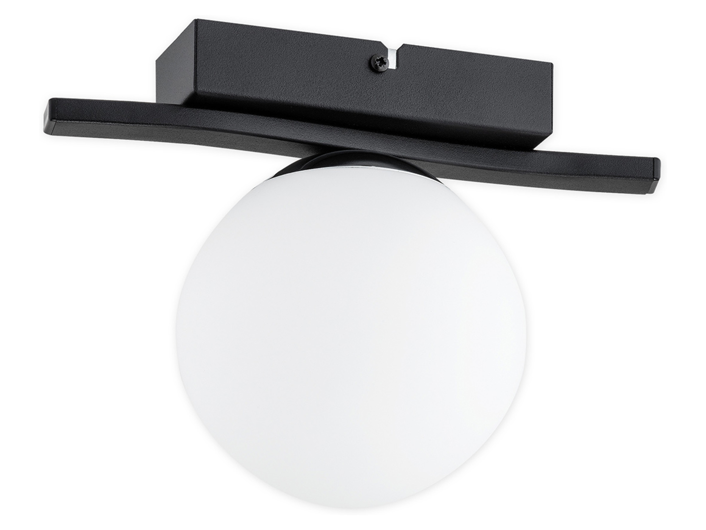 Lampa sufitowa Maya stalowa czarna