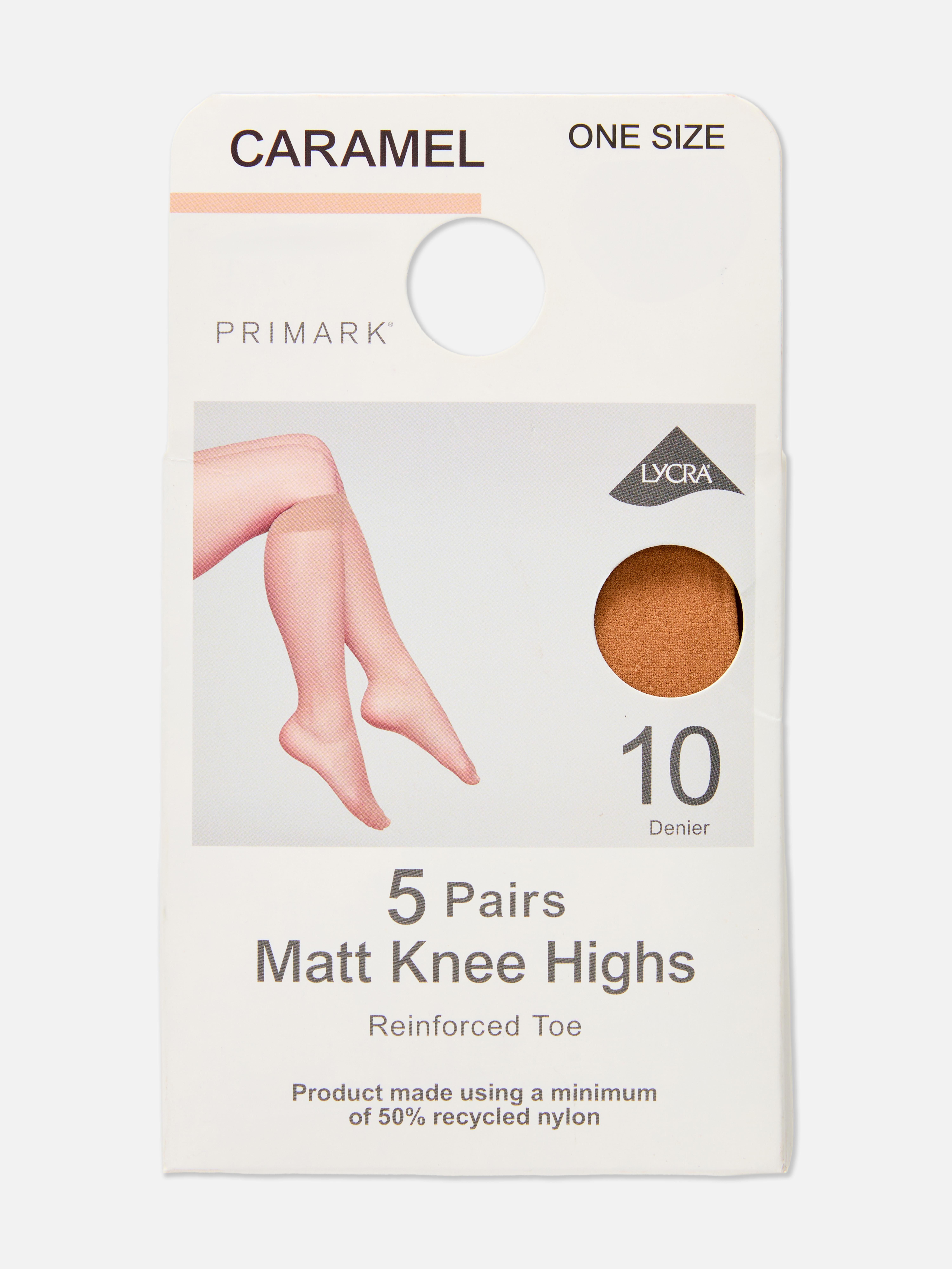 5pk Matt Knee High Tights