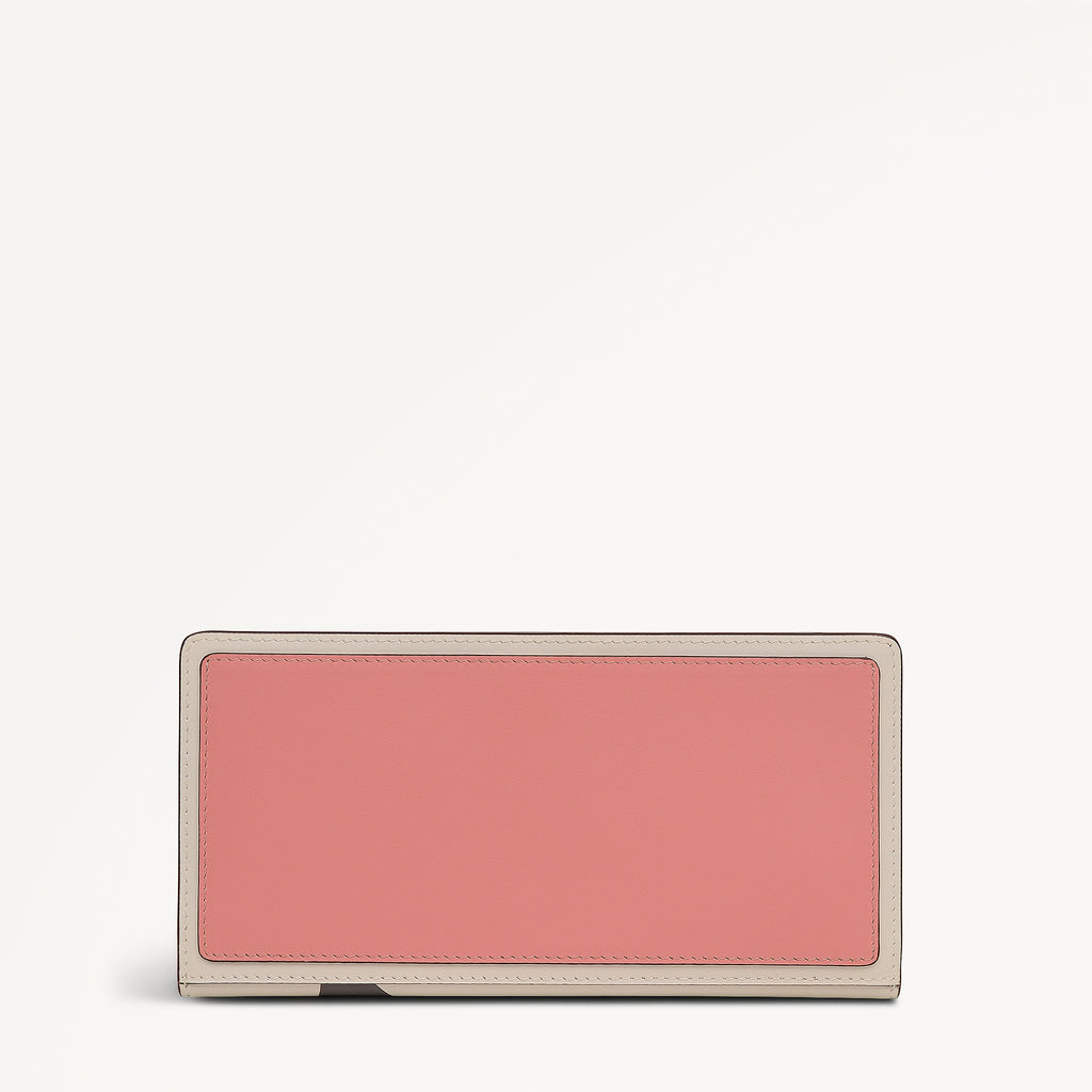 PRETTY PETALS LARGE BIFOLD WALLET SALT