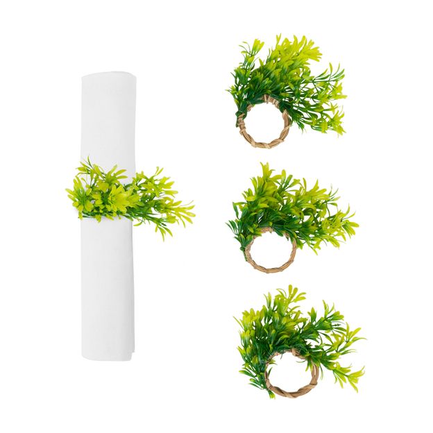 ARGOLA PARA GUARDANAPO CONJUNTO COM 4 PEÇAS TRUE