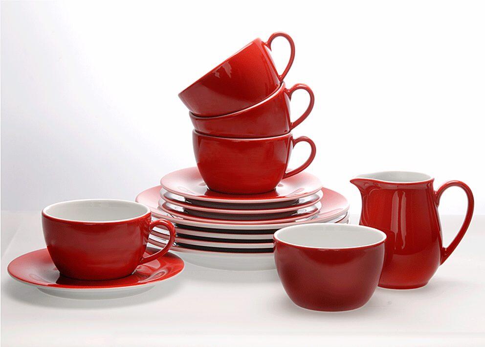 Kahla Pronto Brunch-Teller flach 23 cm in cherry red