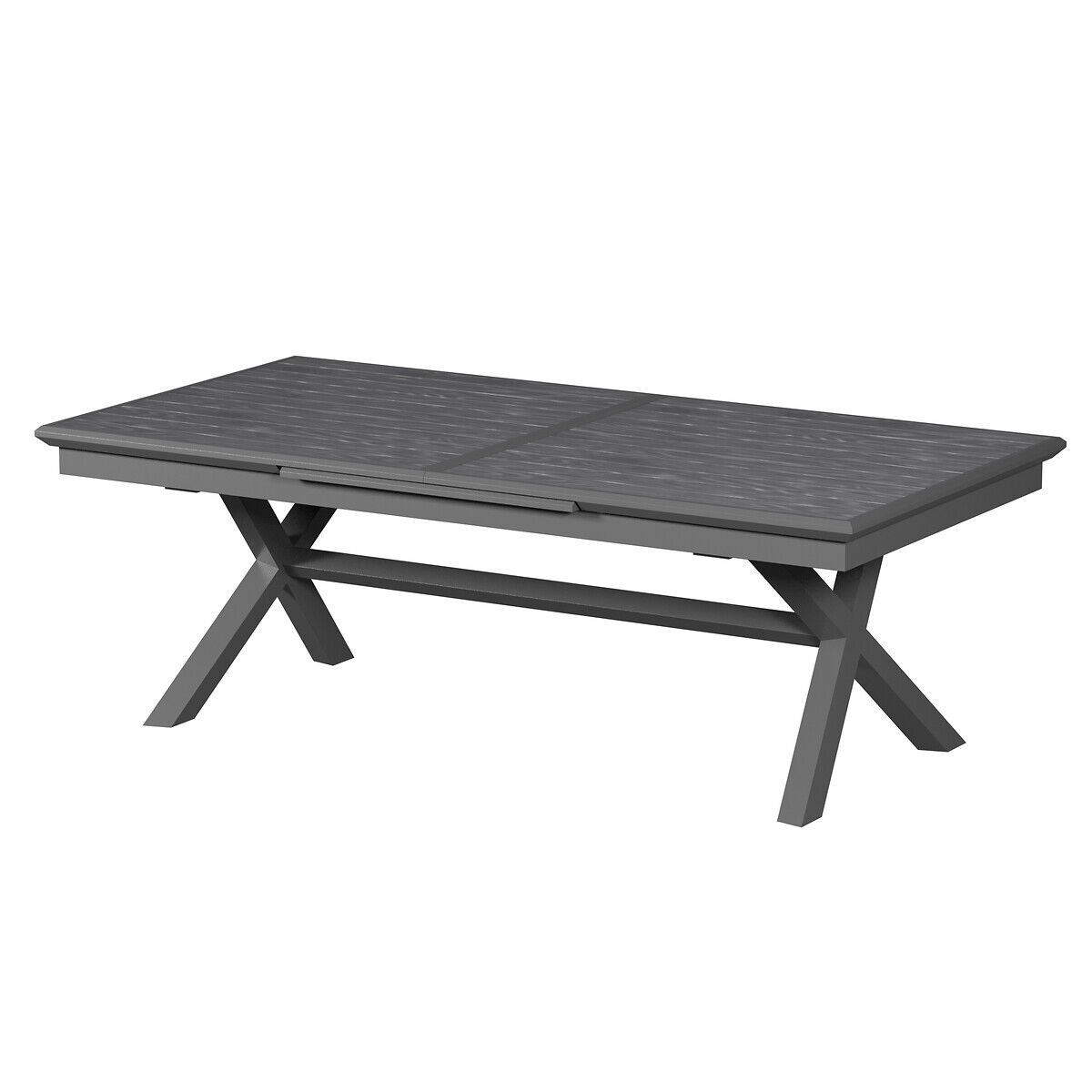 Mesa extensível AXIOME cinza ardósia 250-330cm