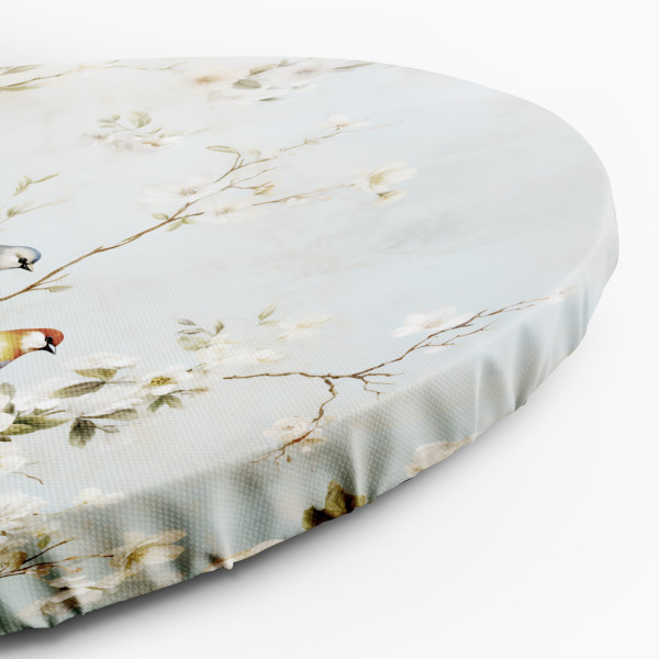 Feeby Okrągly obraz, Ptaki na gałęzi Chinoiserie 40d