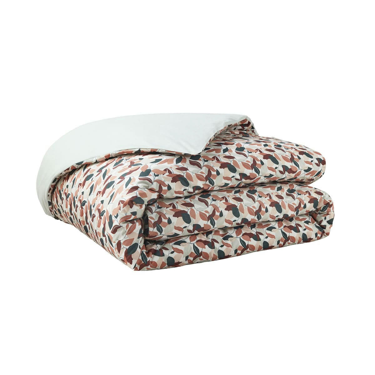 MURMURE - Parure, housse + taie rectangle en coton violet 200x200