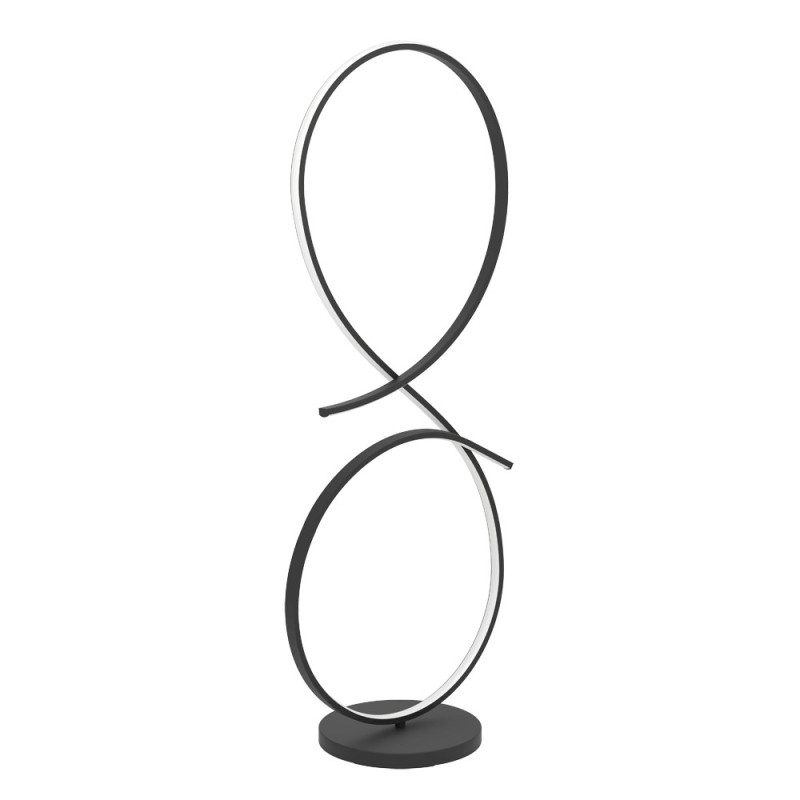 Lampadaire LED Serpins noir 20 W EGLO