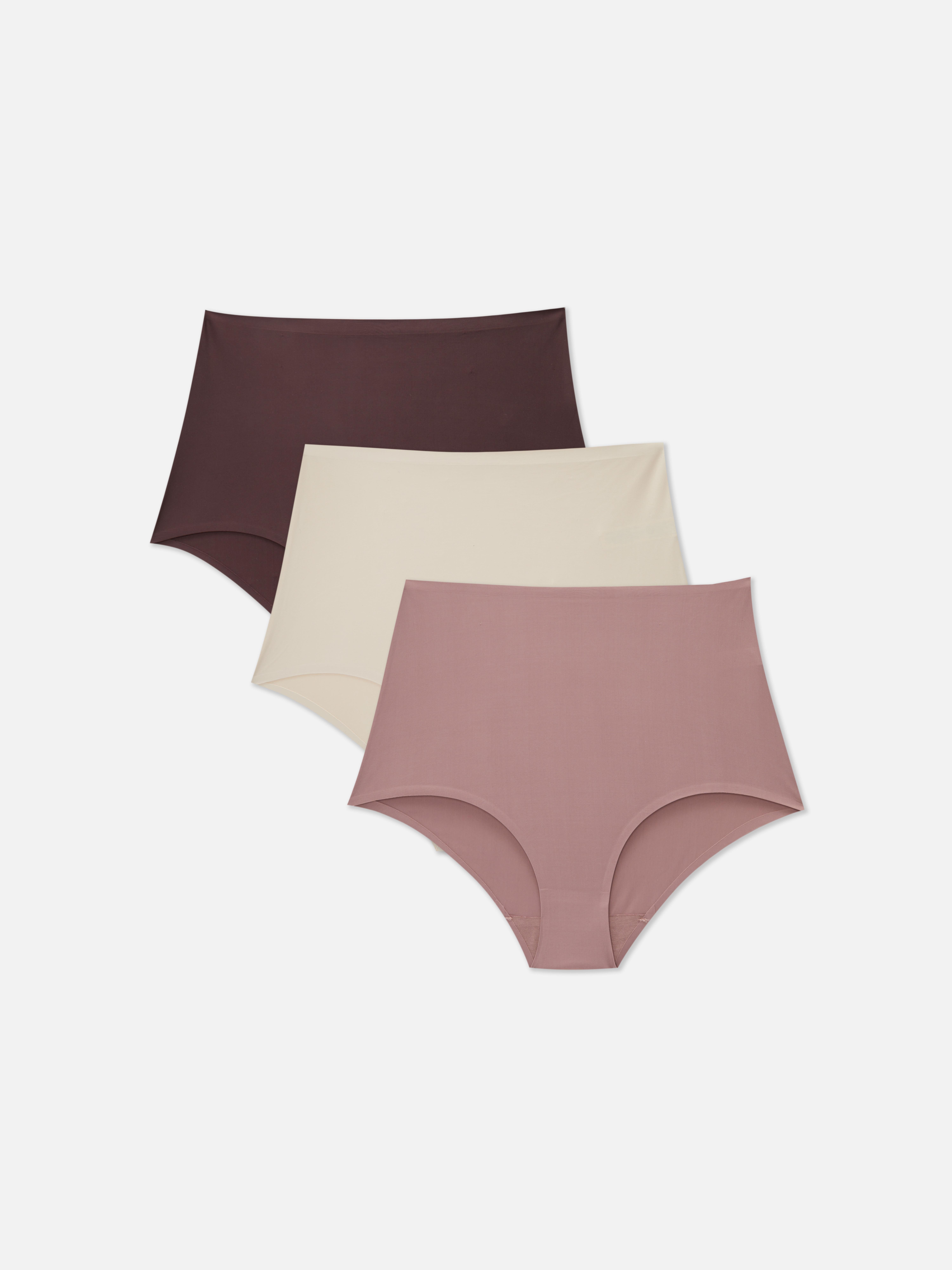 3-Pack Invisible High Rise Briefs